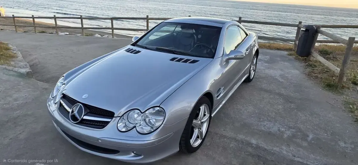 Usado Mercedes SL43 AMG AMG 245 CV (180 kW) 2003 Plateado Descapotable