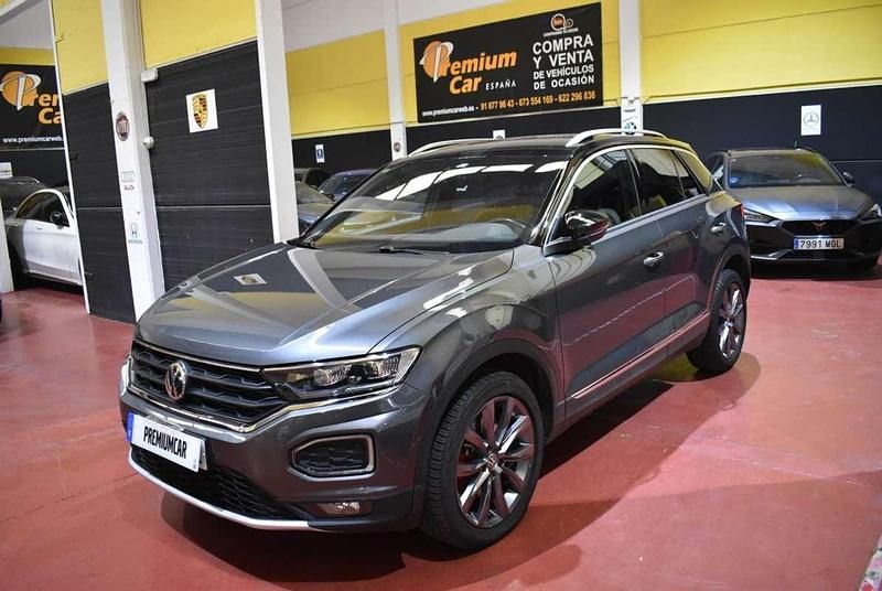 Gris Usado 2019 VW T-Roc Advance SUV | 21.490 € (Precio justo) - Imagen 1/4