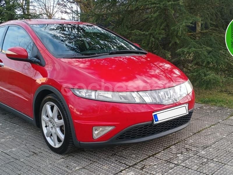 Rojo Usado 2008 Honda Civic Sport Berlina | 5500 € (Buen precio) - Imagen 1/4