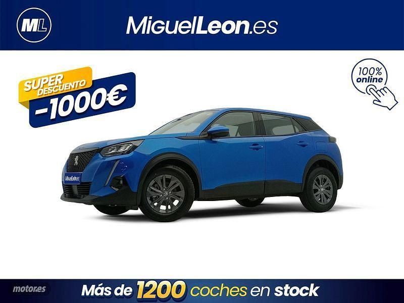 Gris Usado 2021 Peugeot 2008 Active SUV | 14.985 € (Precio justo) - Imagen 1/3