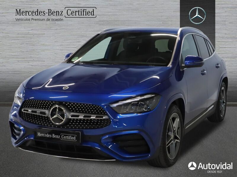 Azul Usado 2024 Mercedes GLA200 AMG line SUV | 43.900 € (Precio justo) - Imagen 1/4