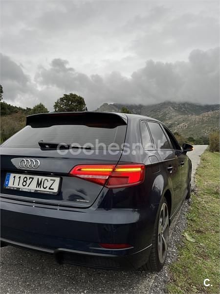 Azul Usado 2018 Audi A3 Sportback S-Line Berlina | 16.900 € (Super precio) - Imagen 1/4