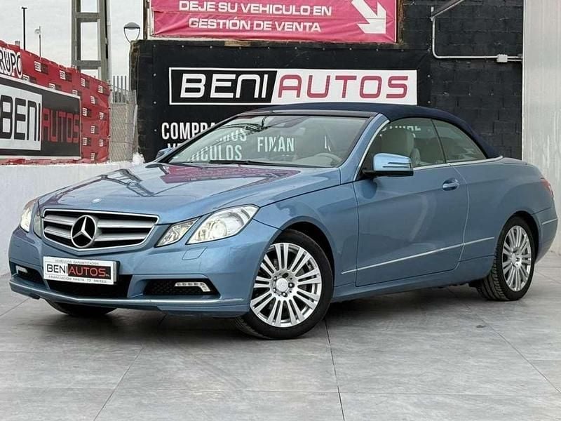Azul Usado 2010 Mercedes E250 Elegance Descapotable | 17.990 € (Precio justo) - Imagen 1/4