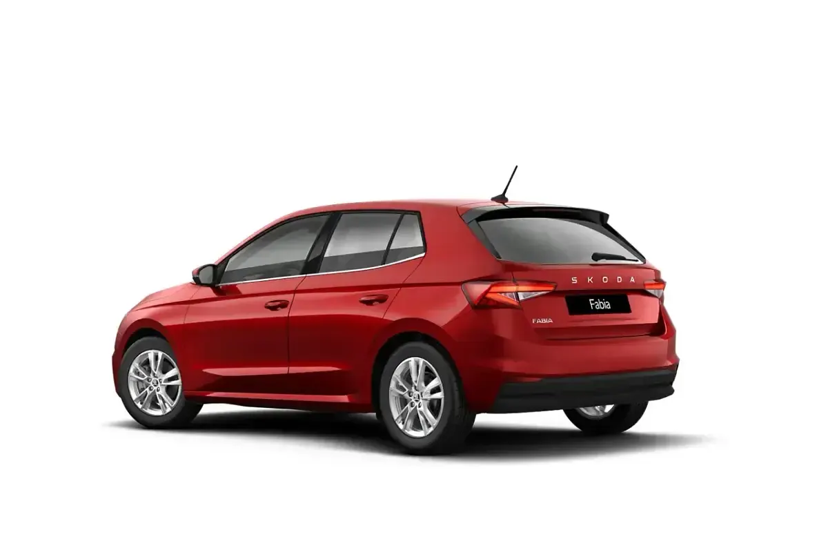 Usado Skoda Fabia 115 CV (84 kW) 2024 Rojo Utilitario