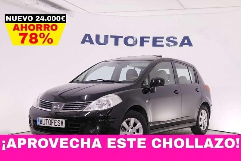 Usado Nissan Tiida Tekna 105 CV (77 kW) 2009 Negro Berlina