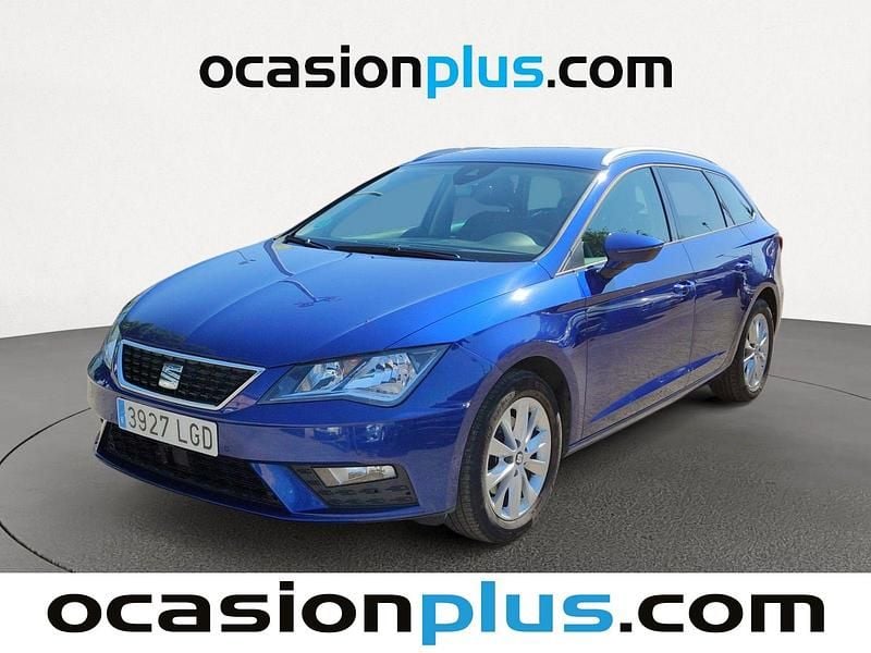 Usado Seat Leon ST Style 131 HP (96 kW) 2020 Azul Carrinha