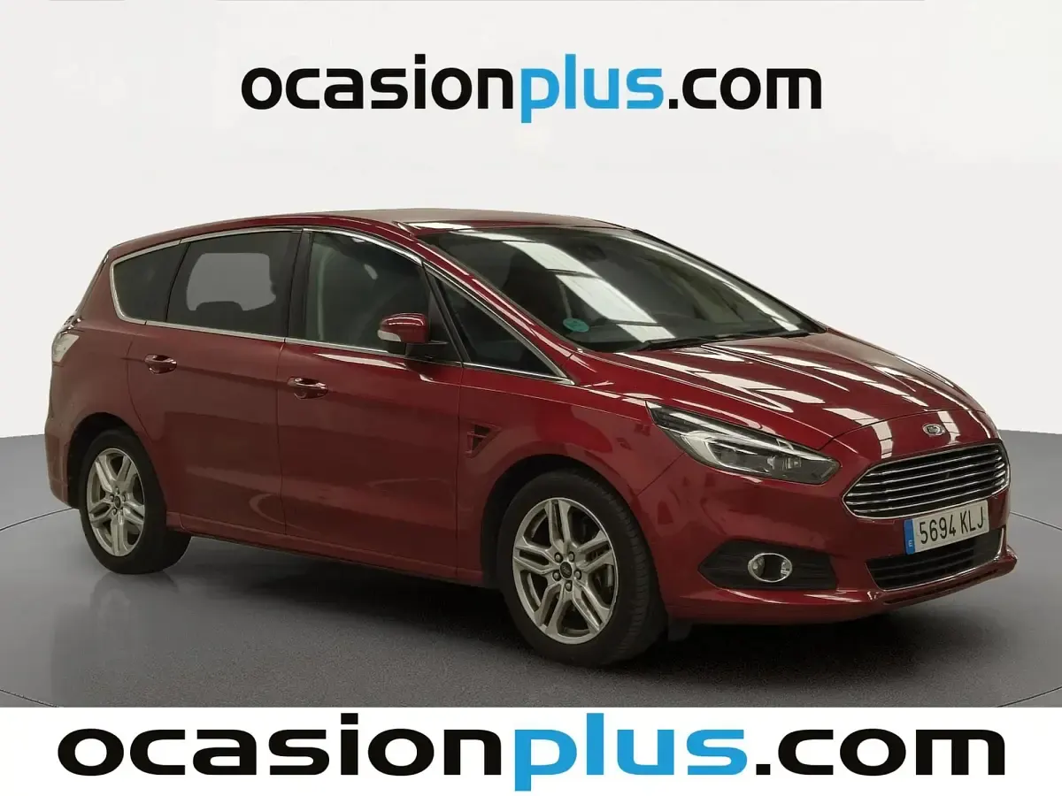 Usado Ford S-MAX Titanium 150 CV (110 kW) 2018 Rojo Monovolumen