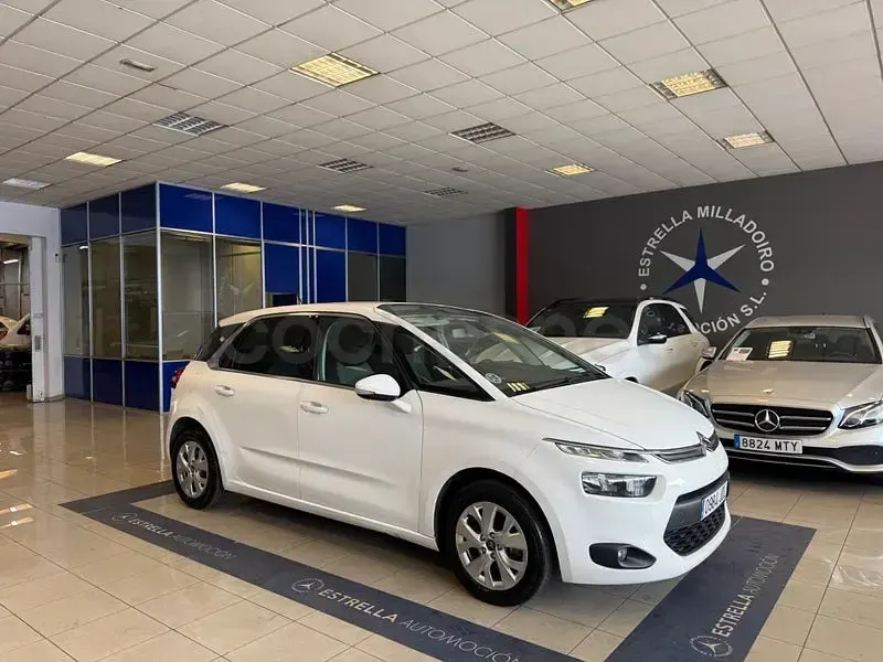 Usado Citroën C4 Picasso Attraction 115 CV (84 kW) 2015 Blanco Monovolumen