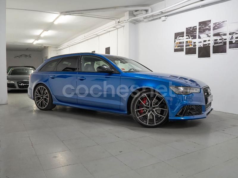 Usado Audi RS6 Performance 605 CV (444 kW) 2017 Azul Familiar
