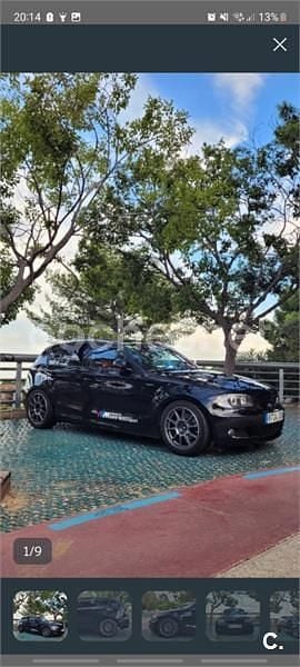 Usado BMW 120 150 CV (110 kW) 2006 Negro Utilitario