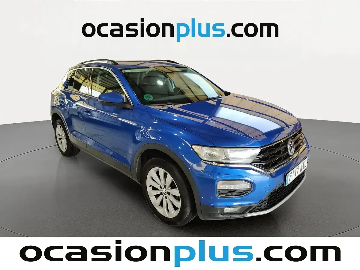 Usado VW T-Roc Advance 115 CV (84 kW) 2019 Azul SUV