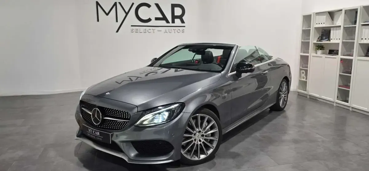 Usado Mercedes C43 AMG AMG 367 CV (269 kW) 2016 Gris Descapotable