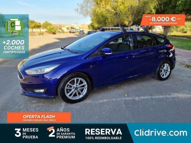Azul Usado 2018 Ford Focus Trend+ Utilitario | 11.490 € (Precio justo) - Imagen 1/3