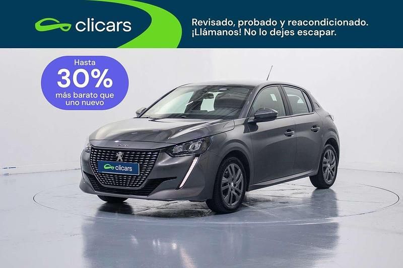 Usado Peugeot 208 Active 102 CV (75 kW) 2021 Gris Utilitario