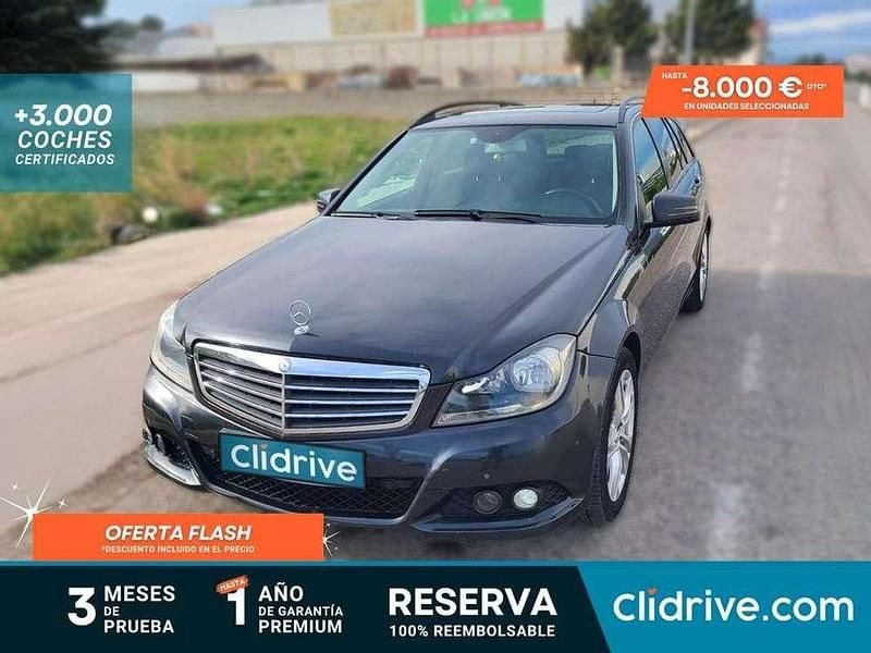 Negro Usado 2012 Mercedes C180 Familiar | 6990 € (Precio justo) - Imagen 1/3