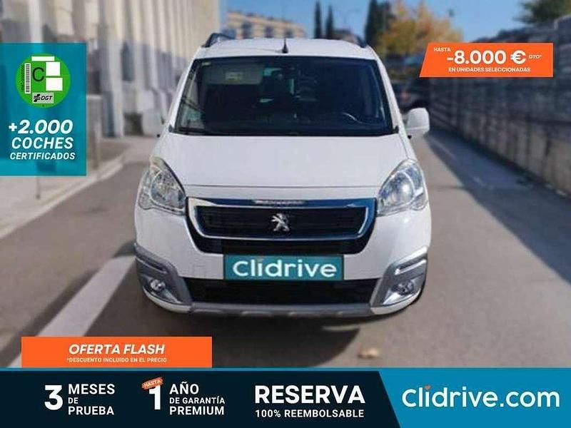 Blanco Usado 2018 Peugeot Partner Tepee Style Monovolumen | 10.490 € (Buen precio) - Imagen 1/3