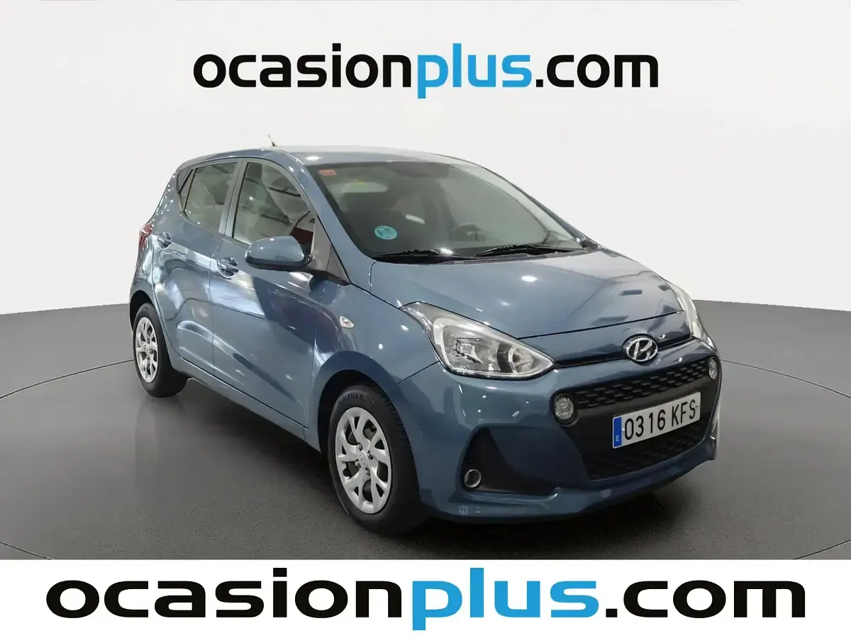 Usado Hyundai i10 66 CV (48 kW) 2017 Azul Utilitario