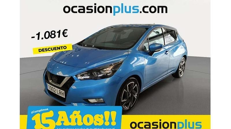 Azul Usado 2021 Nissan Micra Acenta Utilitario | 10.819 € (Buen precio) - Imagen 1/4