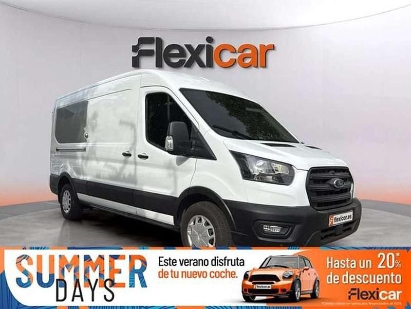 Gris Usado 2023 Ford Transit Trend Van | 27.260 € (Precio justo) - Imagen 1/4