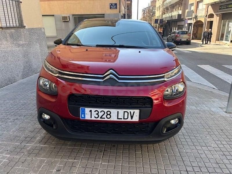 Usado Citroën C3 Feel 83 CV (61 kW) 2020 Granate Utilitario