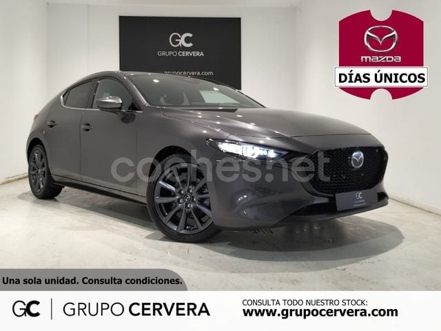 Gris Nuevo 2025 Mazda 3 Exclusive-Line Berlina | 30.500 € (Precio justo) - Imagen 1/4