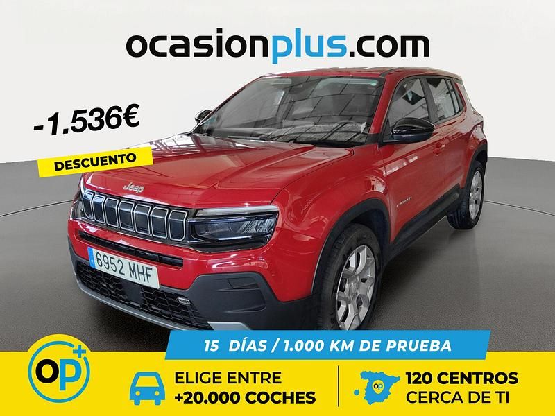 Rojo Usado 2023 Jeep Avenger Altitude SUV | 16.900 € (Super precio) - Imagen 1/4