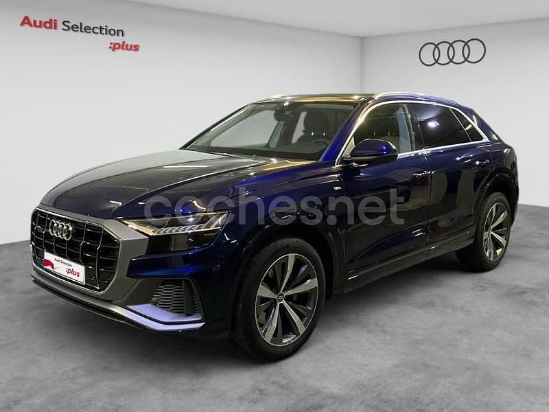 Azul Usado 2019 Audi Q8 S-Line SUV | 53.990 € (Buen precio) - Imagen 1/4
