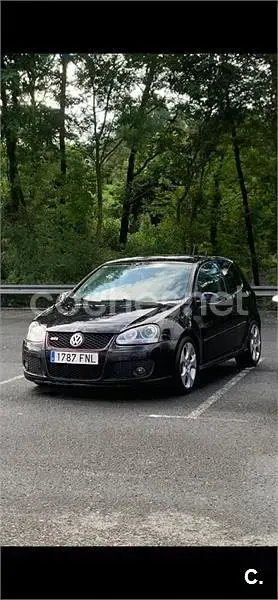 Usado VW Golf V GTI 200 CV (147 kW) 2007 Negro Berlina