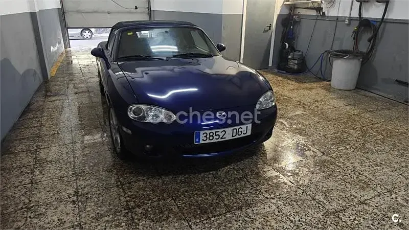 Usado Mazda MX5 Active 110 CV (80 kW) 2005 Azul Descapotable