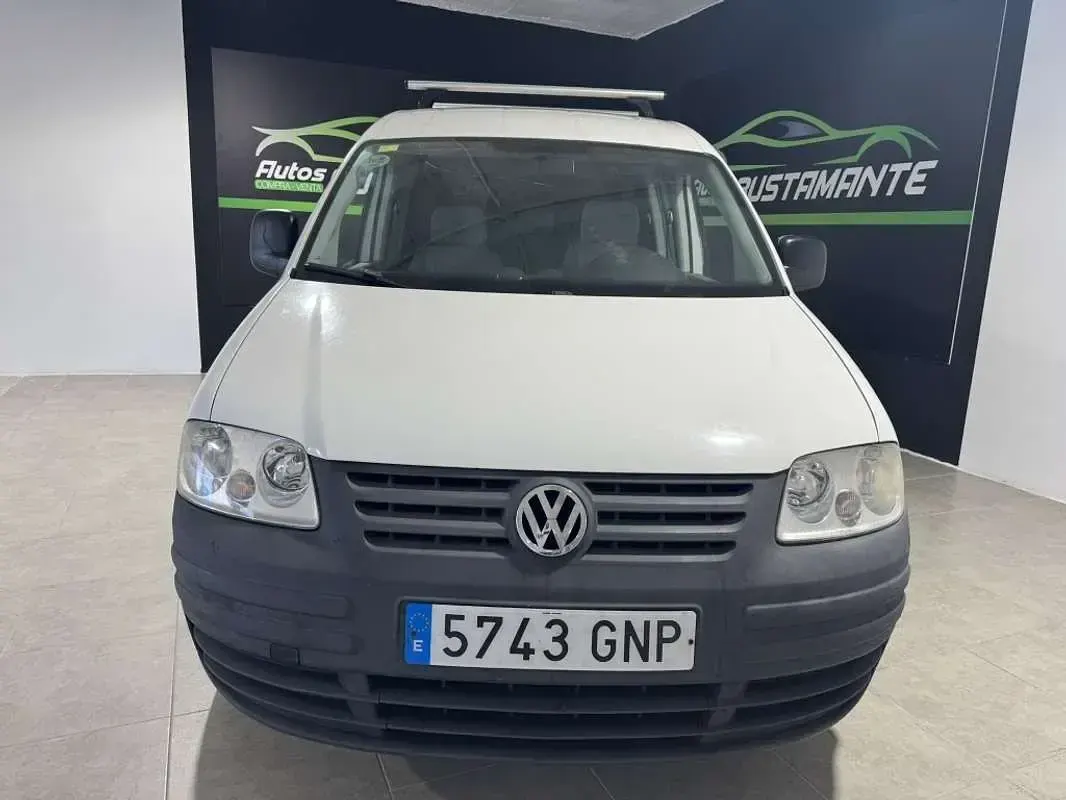 Usado VW Caddy 75 CV (55 kW) 2009 Blanco Monovolumen