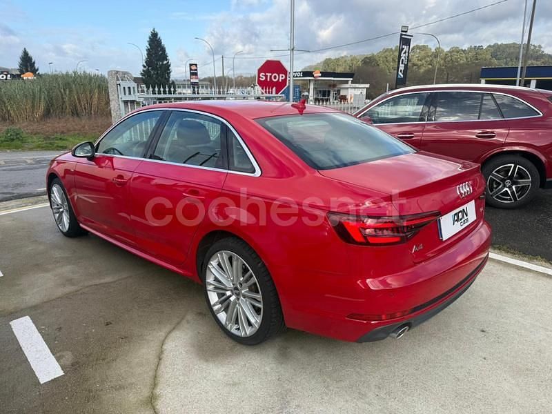 Usado Audi A4 S-Line 150 CV (110 kW) 2019 Rojo Berlina