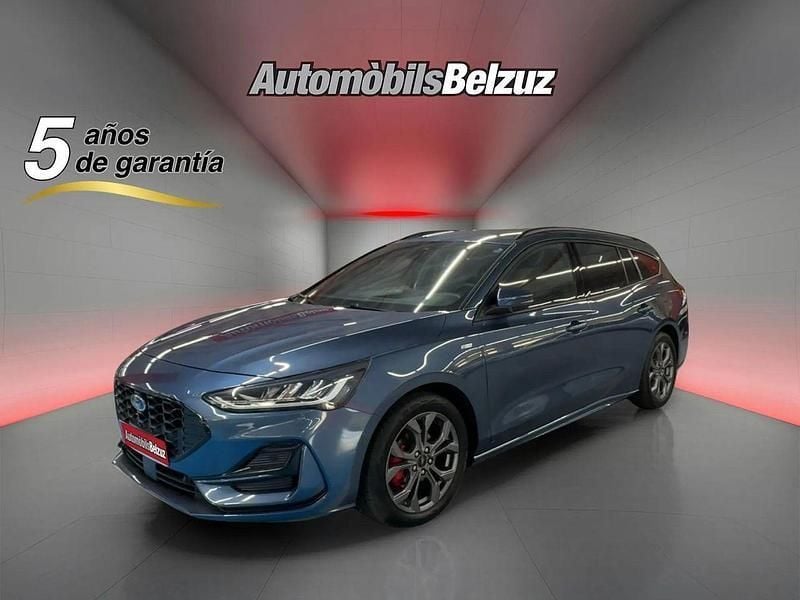 Azul Usado 2023 Ford Focus ST-Line Familiar | 19.490 € (Super precio) - Imagen 1/4