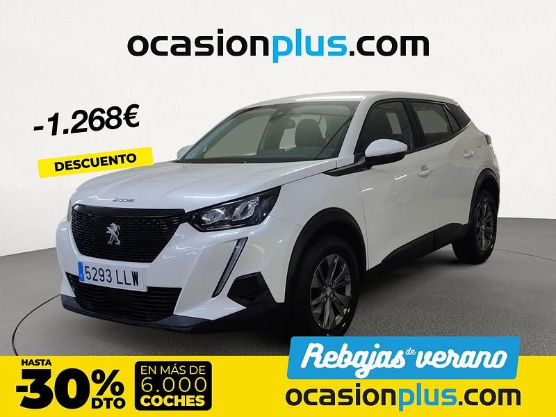 Blanco Usado 2020 Peugeot 2008 Active SUV | 13.950 € (Precio justo) - Imagen 1/4