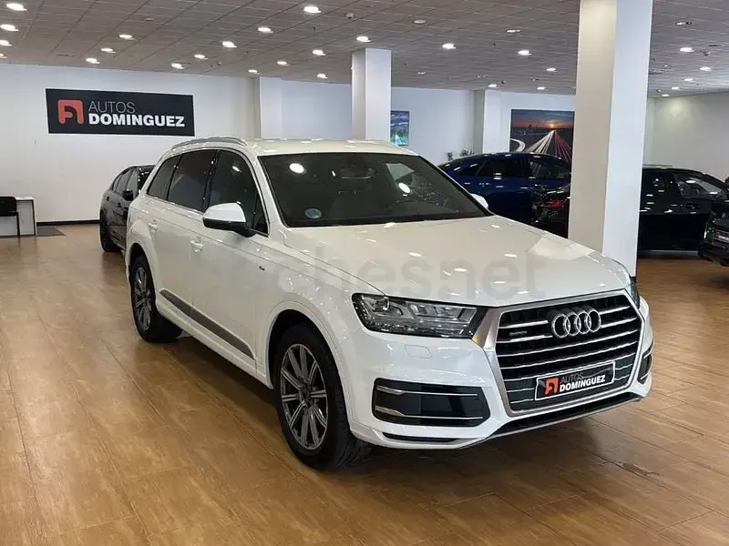 Usado Audi Q7 S-Line 272 CV (200 kW) 2018 Blanco SUV