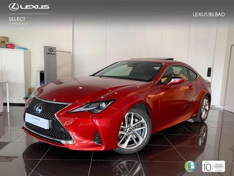 Burdeos Usado 2019 Lexus RC300h Executive Line Coupe | 34.900 € (Un poco caro) - Imagen 1/4