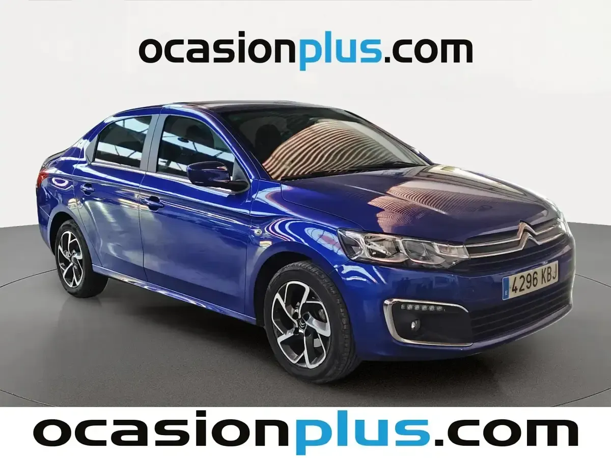 Usado Citroën C-Elysee I PureTech 82 CV (60 kW) 2017 Azul Berlina