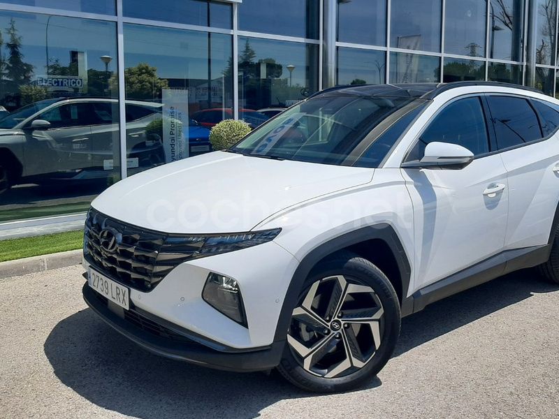 Polar white Usado 2021 Hyundai Tucson Style SUV | 36.990 € - Imagen 1/4