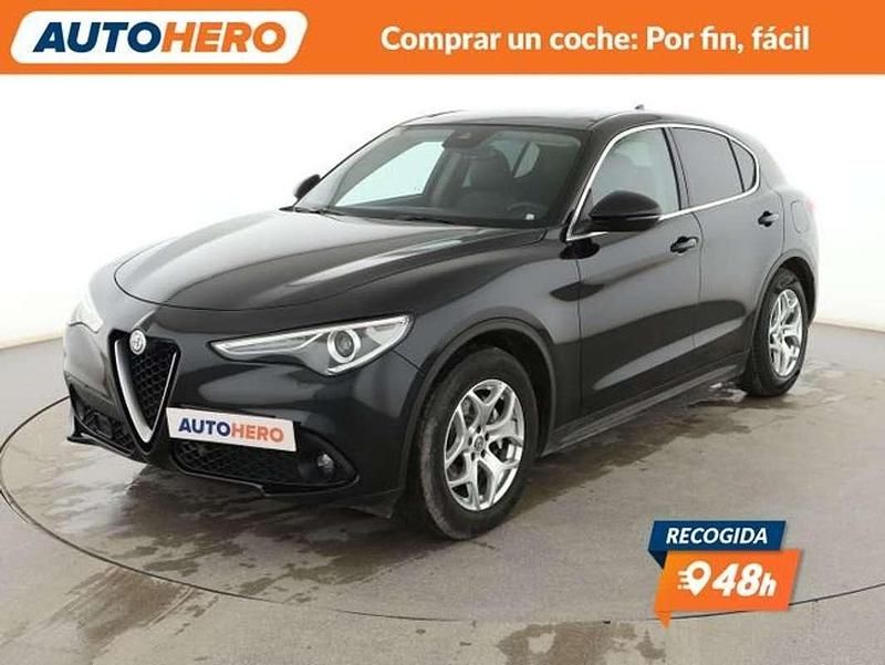 Negro Usado 2020 Alfa Romeo Stelvio Lusso SUV | 27.142 € (Precio justo) - Imagen 1/3
