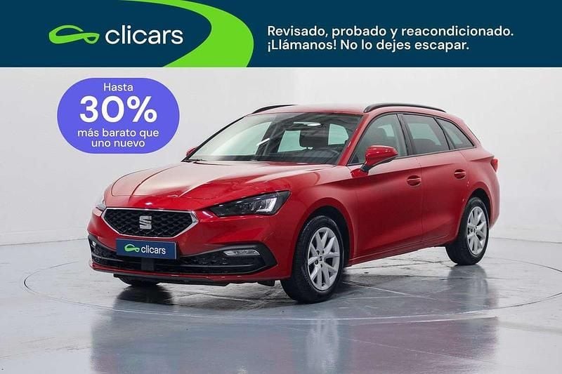 Usado Seat Leon ST Style 150 CV (110 kW) 2021 Rojo Familiar