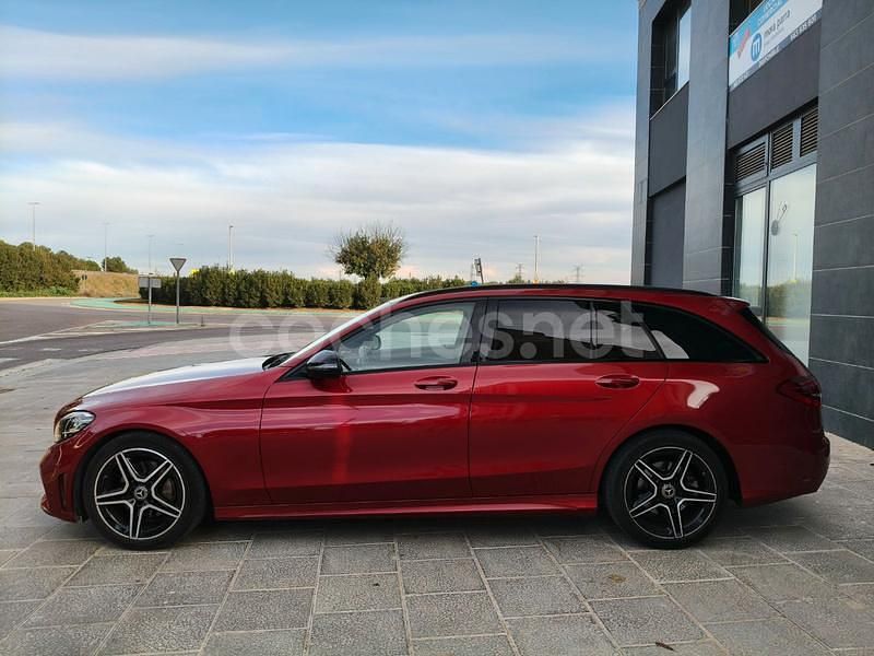 Usado Mercedes C220 194 CV (142 kW) 2021 Rojo Familiar