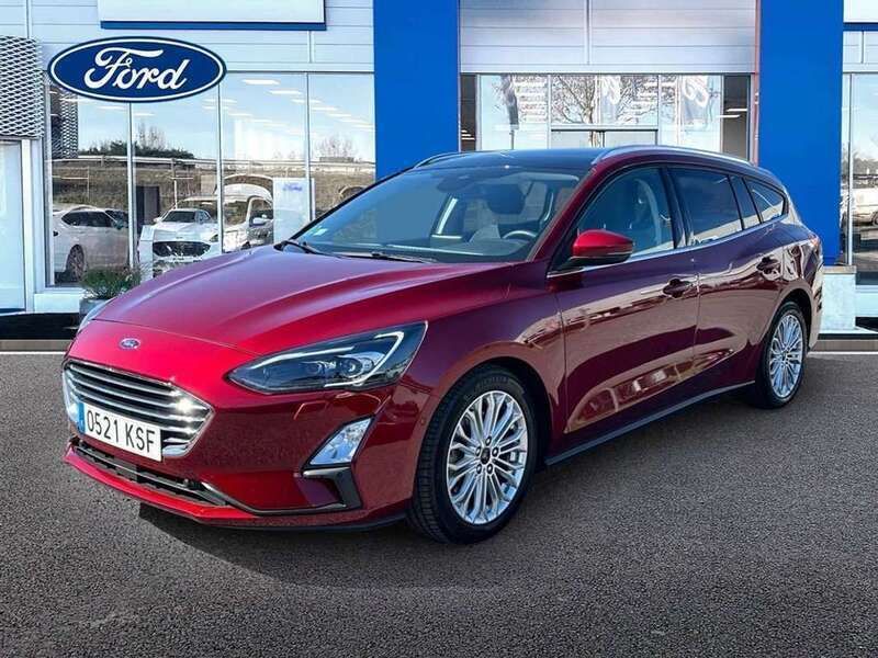 Rojo Usado 2018 Ford Focus Titanium Familiar | 16.500 € (Buen precio) - Imagen 1/4