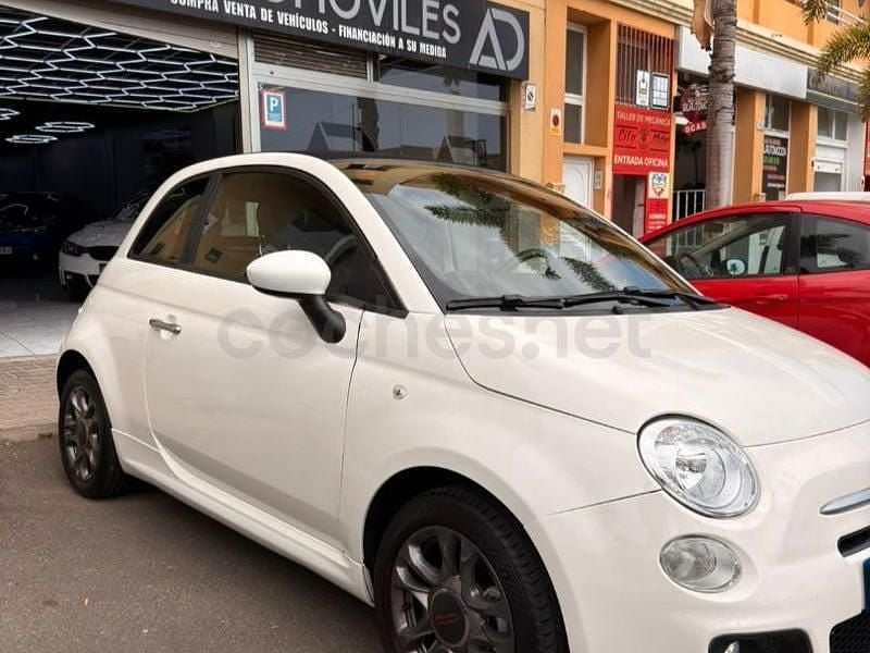Usado Fiat 500C 69 CV (50 kW) 2014 Blanco Descapotable