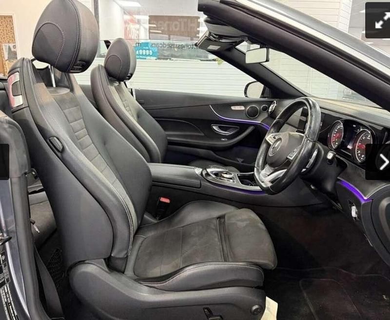 Usado Mercedes E220 194 CV (142 kW) 2018 Negro Descapotable