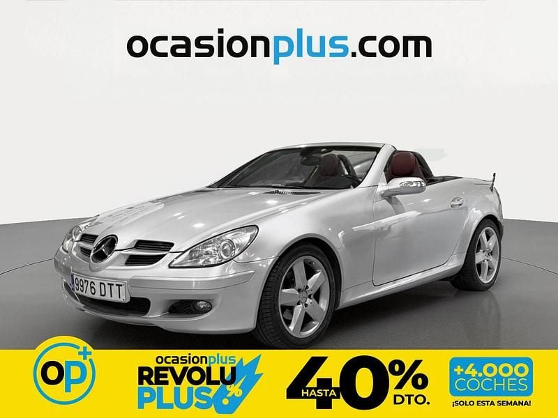 Usado Mercedes SLK200 163 CV (119 kW) 2005 Gris Descapotable
