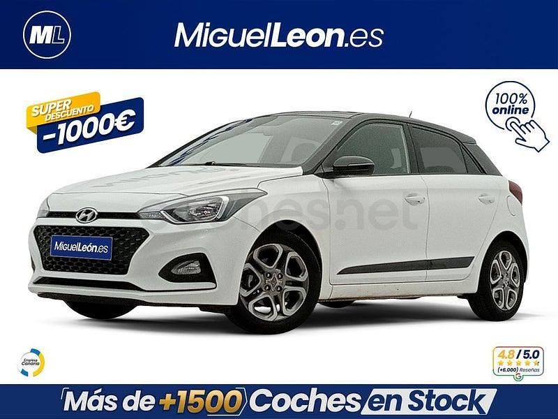 Blanco Usado 2020 Hyundai i20 Berlina | 12.485 € (Buen precio) - Imagen 1/3