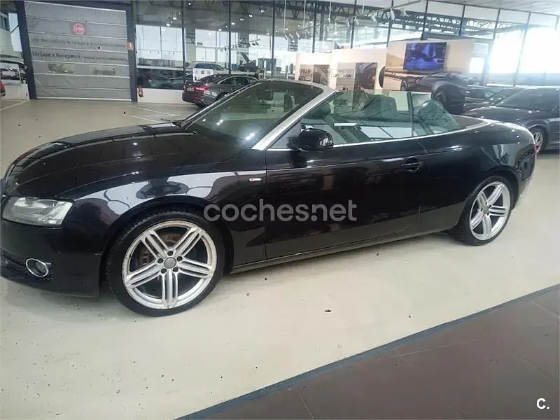 Usado Audi A5 Cabriolet 170 CV (125 kW) 2012 Negro Descapotable