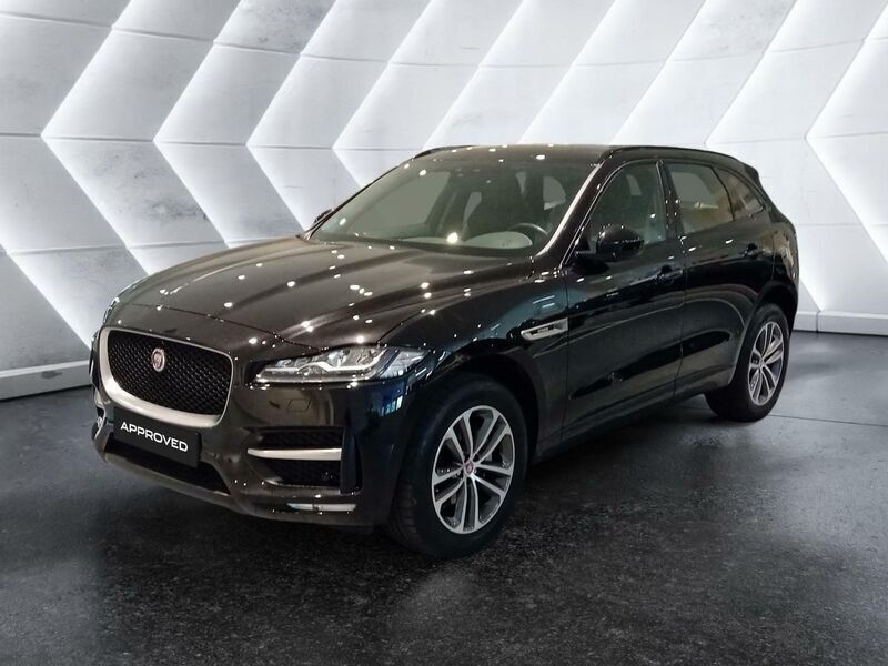 Negro Usado 2021 Jaguar F-Pace R-Sport SUV | 40.900 € - Imagen 1/4