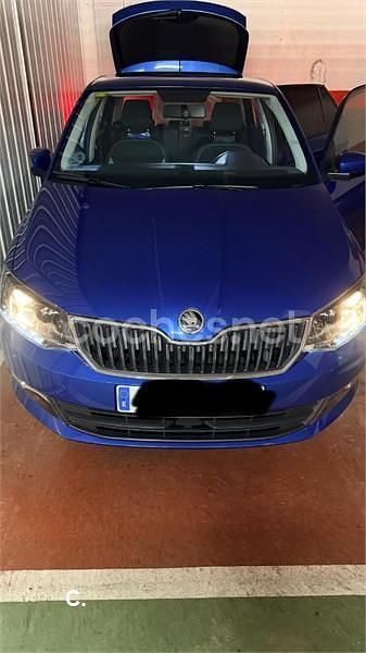 Brugt Skoda Fabia 75 HK (55 kW) 2017 Blå Sedan