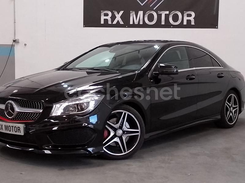 Negro Usado 2013 Mercedes CLA220 AMG line Berlina | 17.990 € (Precio justo) - Imagen 1/4