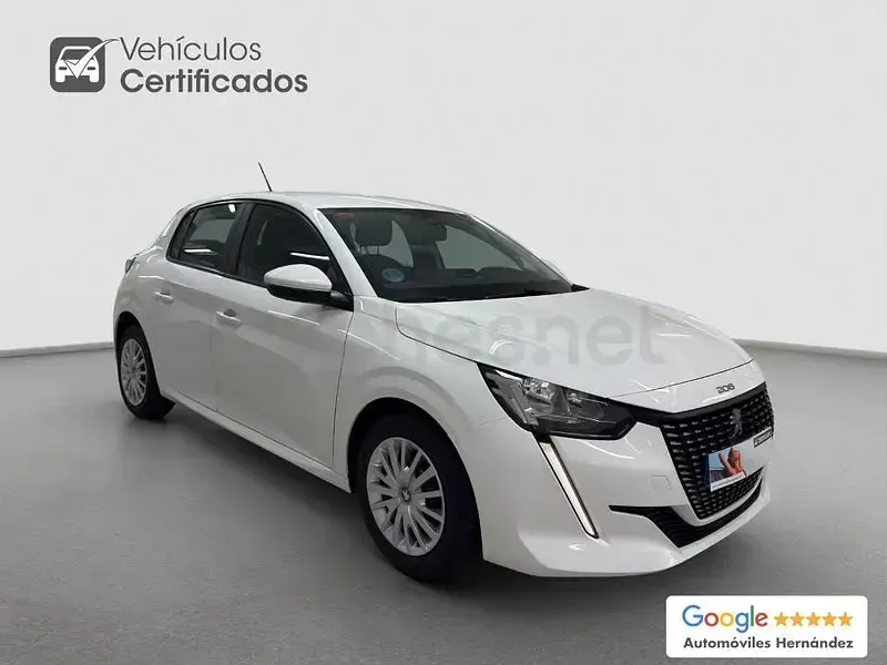 Usado Peugeot 208 Active 100 CV (73 kW) 2022 Blanco Utilitario
